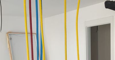Infraestrutura elétrica de reforma em apartamento