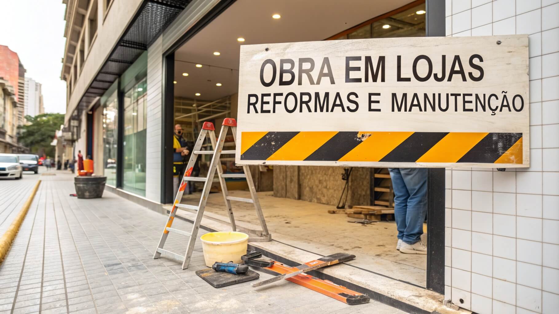 obra em lojas Reformas e Manutenção